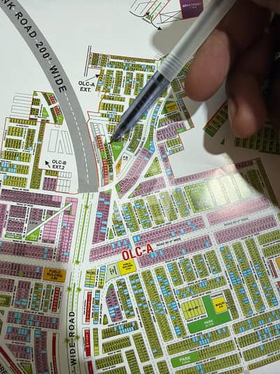 FACING PARK PLOT FOR SALE OLCA BLOCK BAHRIA ORCHARD