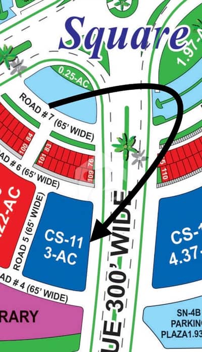3 Acre Corner Commercial Plot for Sale in Sector I DHA Multan | Prime Location | Premium Investment Opportunity