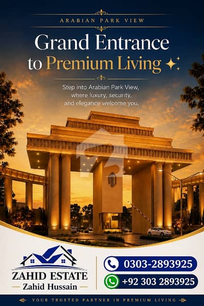 BOOKING PLOT OF 120 SQUARE YARD IN ARABIAN PARK VIEW