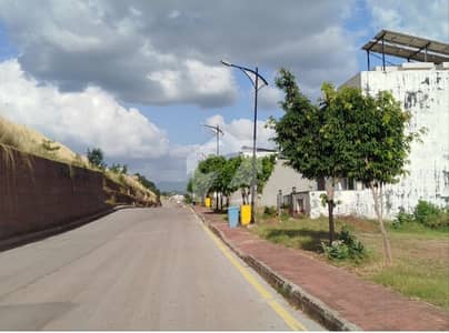 Bahria Enclave Sector F1 10 Marla Road 14 Back Open Green Patch Lop Approved Develop Plot For Sale