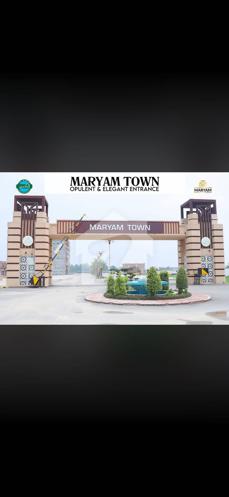 Maryam town on ground plot Maryam town on ground plot