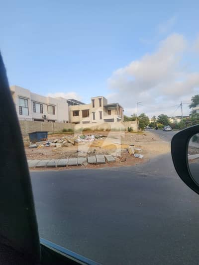 KH E Muhafiz West Open Corner PLOT FOR SALE DHA PHASE 6 Near Ali Masjid