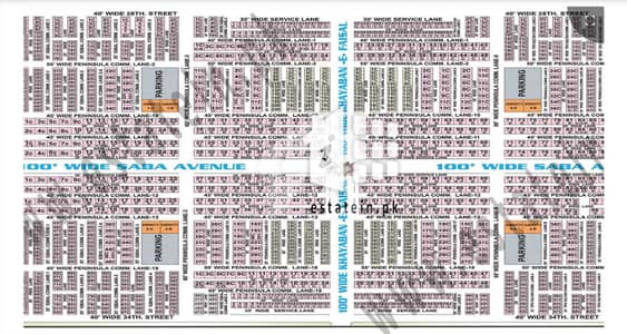 200 Sq. Yards Commercial Plot for Sale in DHA Phase 8 Peninsula Lane 14 Karachi Prime Location