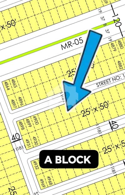 5 Maral Good Location Plot Available In A Block Faisal Hills