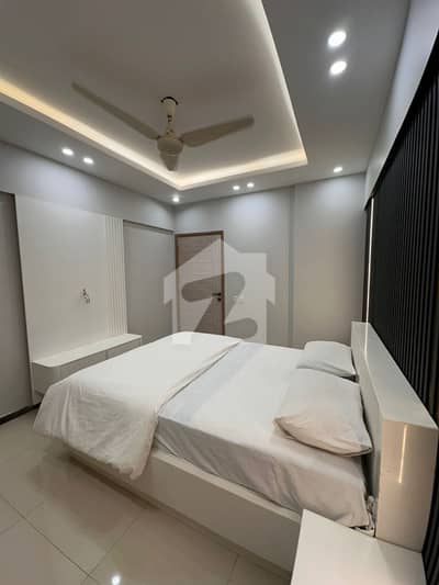 Fully Furnished 2 Bedrooms Apartment Defecr Sky Line Karachi For Rent