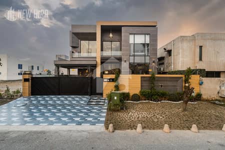 15 KVA SOLLAR INTALLED 01 KANAL BRAND NEW UNIQUE & STYLISH HOUSE WITH BASEMENT FOR RENT IN DHA PHASE 6 NEAR TO DIFFENCE RAYA