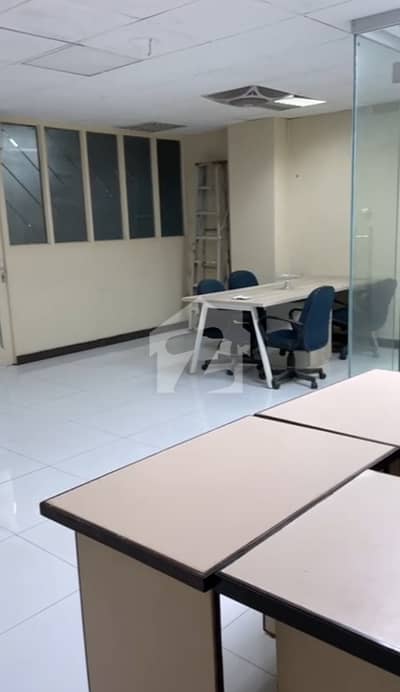 Prime Location Semi Furnished Office Space On Rent At Shahrah E Faisal