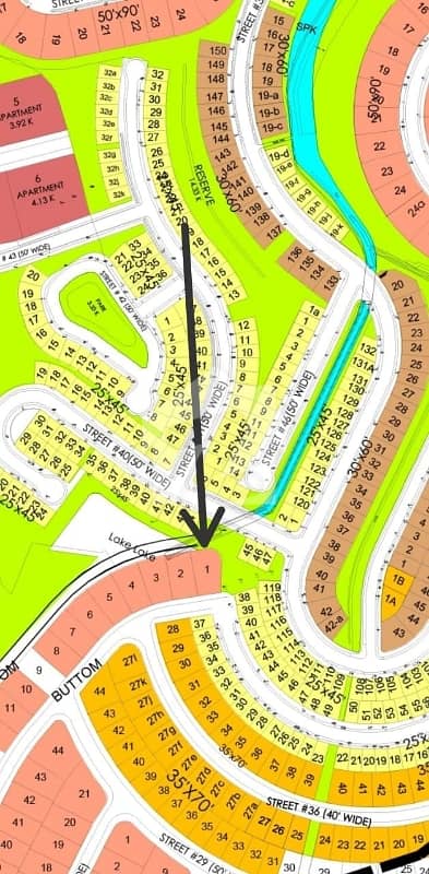 Dha Phase 3 . . . . 1 kanal develop plot for sale