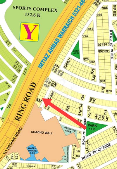 Low Price In DHA Phase 8 23 Marla Possession Plot