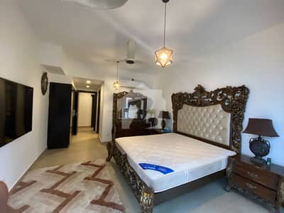Furnished 2-Bedroom Apartment For Sale | Coral Tower Emaar Oceanfront | Higher Floor | Partial Sea View