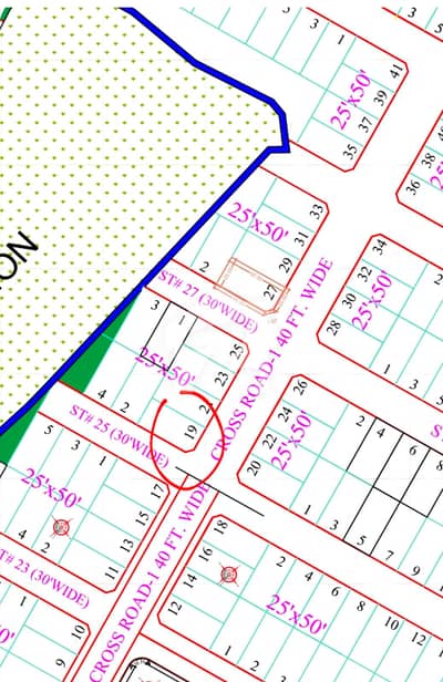 5 Marla Corner Plot In Block-E, New City, Wah