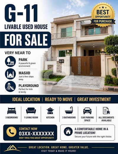G-11 used house for sale