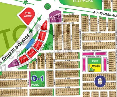 1 Kanal Prime Location corner extra land back to 300 ft road Plot Sector M, DHA Multan | Ideal for Dream Home or Investment