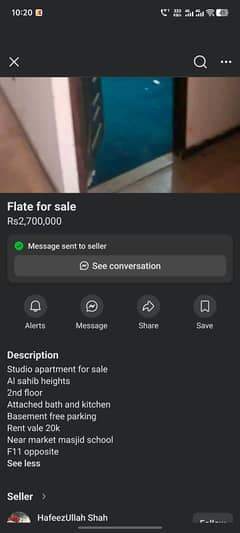 Studio Flate for sale i. E-11