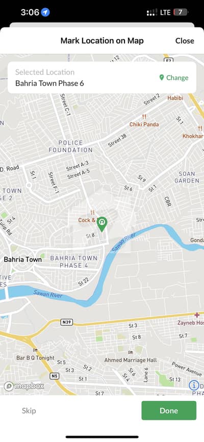 Comercial plot 4 Marla phase 6 Bahria town