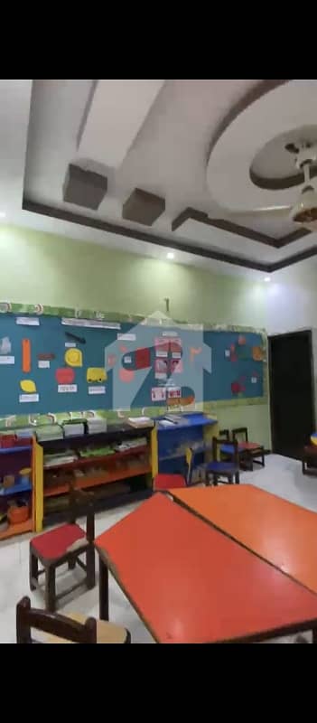 Ground Floor Portion as a School Consist 5 Rooms 3 Bath Neat And Clean Condition For Pre School, Nursery, Wearhouse And Coaching Centre, Food Centre, Parlour, Men Saloon, Or Any Others Fixed And Final Rent Rs. 90,000