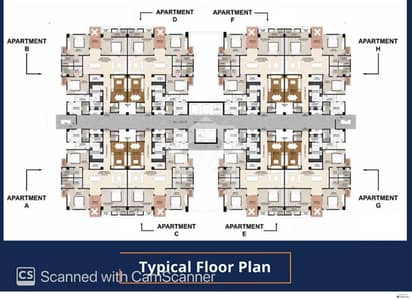 APARTMENT 3 BED DD IN ASKARI-5 (instalment)