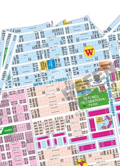 6Kanal 12Marla Corner Plot For Sale Block W , Meeting Possible