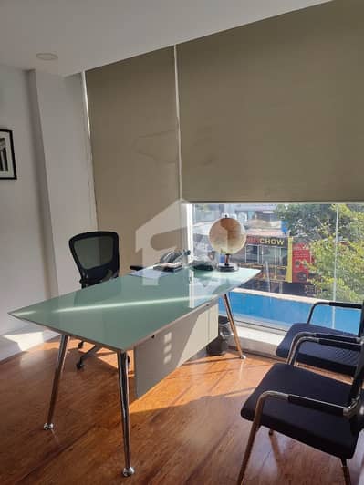 Semi furnished 1200 sqft Commercial Space Available For Rent In Sector F-7 Markaz, Islamabad.