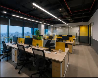 Prime Location Commercial Office Space On Rent At Shaheed Millat Road