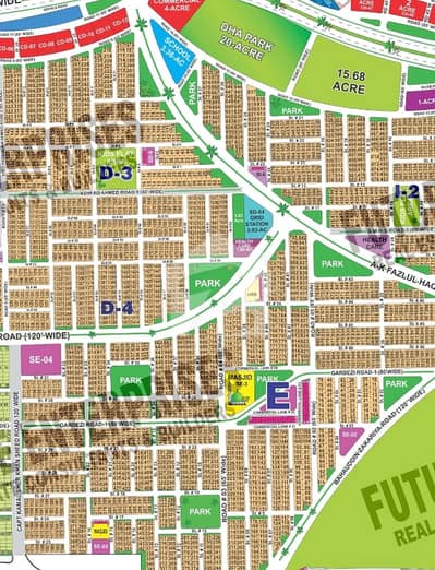 DHA Multan sector E 1 kanal File Available For Sale.