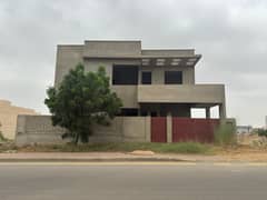 Grey Structure Villa available FOR SALE near JINNAH AVENUE. 5/6 Bedroom Planning, FOR SALE. Save upto 40lacs, you can buy this villa and complete according to your own choices of tiles, kitchen designs, interior designing and washroom fittings.