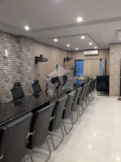 5 Marla Beautiful Fully Furnished Office For Rent At First Floor With Genuine Pics