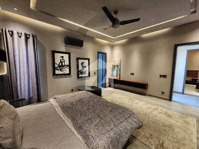 FULLY FURNISHED BRAND NEW ONE KANAL LUXURY MODERN DESIGN HOUSE In DHA Phase 07 Original Picture AC Install 2 Servant Quarters With Basement Original Adds