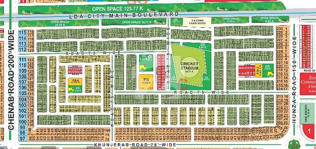 5 Marla Hot Location plot for sale in C Block LDA CITY