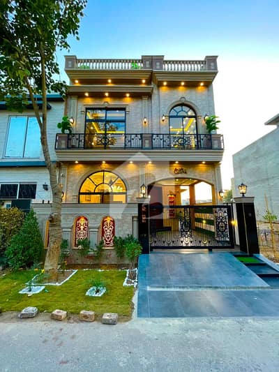 An Exquisite Luxury Spanish Mansion With A 05 KW Solar System, Ideally Located On A Wide Approach Road In The Prestigious DHA 9 Town.