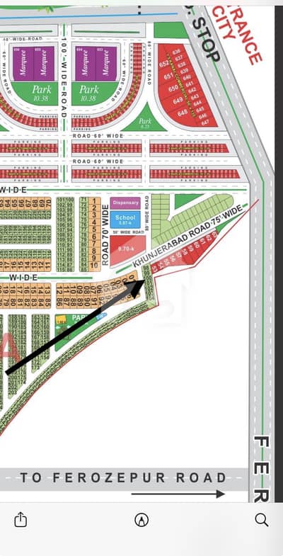 10 marla A block plot