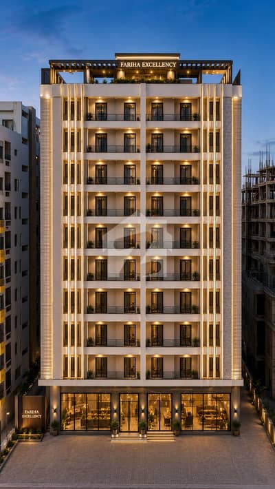 Fariha Excellency 4 Bed Drawing Dining Road Facing West Open Next to Saima Jinnah Icon Mall