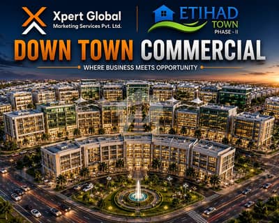DOWNTOWN COMMERCIAL PLOT AVAILABLE ON INSTALLMENTS