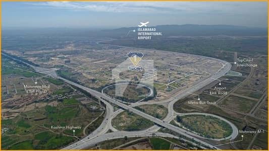 In Top City 1 - Block D Residential Plot Sized 10 Marla For Sale