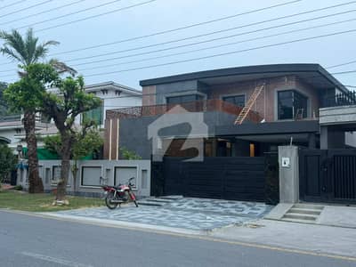 One Kanal Brand New Luxury Ultra-Modern Design Most Beautiful Owner Build Full Basement Bungalow For Sale At Prime Location Of DHA Lahore Near To Park Masjid & Commercial Market.
