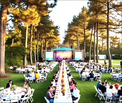 Big Restaurant Space Available For Rent 10 To 30 Kanal Area 5000 People Dining Space For Rent
