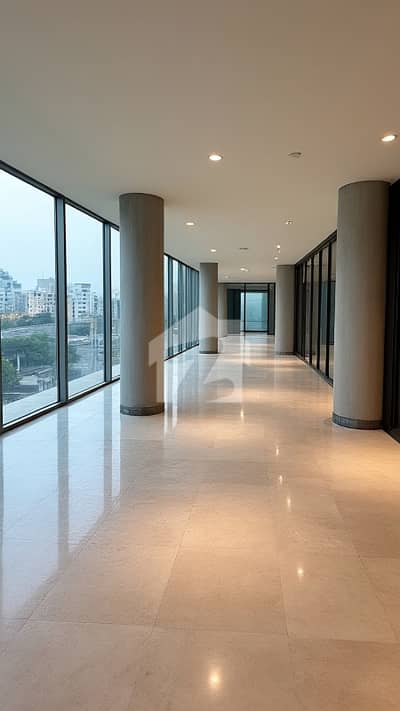 4600 sqft up to more than 20000 sqft office Space on rent in Shahrah-e-Faisal Karachi