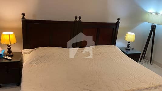 Fully Furnished 2 Beds First Floor Flat Is Available For Rent In Grand Luxury Apartment Near Shah Jamal