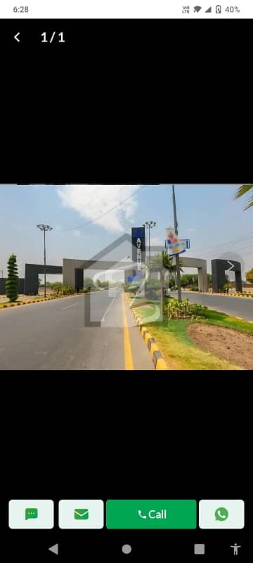 7 Marla Corner Plot Facing Park For Sale