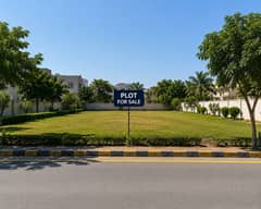 2000SQYD PREMIUM PLOT AVAILABLE FOR SALE AT 25TH STREET, DHA PHASE 8,ZONE E