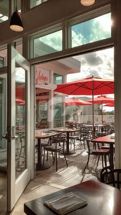 Prime Restaurant & Caf Space For Rent In F-7 Markaz | Outdoor Seating