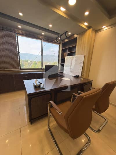 Fully Furnished Office Space Available For Rent In Blue Area, Jinnah Avenue Margala Facing, Islamabad.