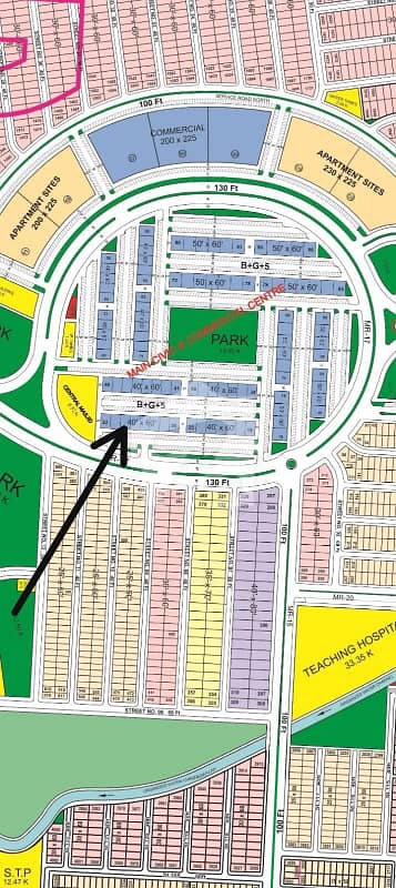 4060 Commercial Plot on Main Double Road | Block G, Multi Gardens B-17 Islamabad | Investor Rate | Prime Investment Opportunity