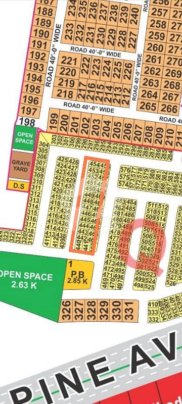 5 Marla Plot For Sale Near 300'Feet Jhelum Road And 150'Pine Avenue