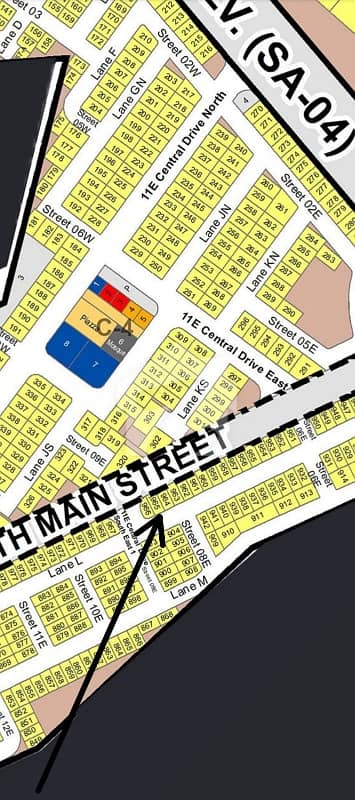 Single Belt Non CORNER Residential Plot For SALE