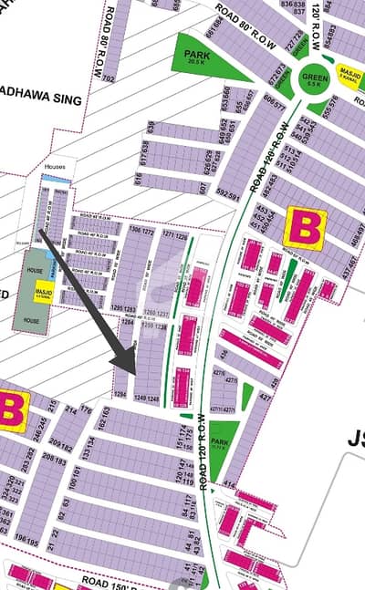 B Block Plot No 1252 For Sale B Block Plot No 1252 For Sale