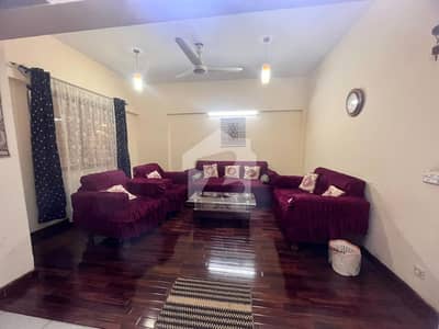 3 Bed DD Fully Furnished Flat for Rent in Kings Shaes Residency Gulistan-e-Jauhar Block 3a