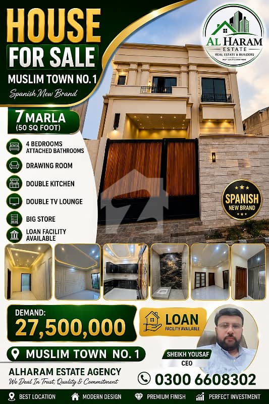 سرگودھا روڈ فیصل آباد میں 5 کمروں کا 7 مرلہ مکان 2.75 کروڑ میں برائے فروخت۔ سرگودھا روڈ فیصل آباد میں 5 کمروں کا 7 مرلہ مکان 2.75 کروڑ میں برائے فروخت۔