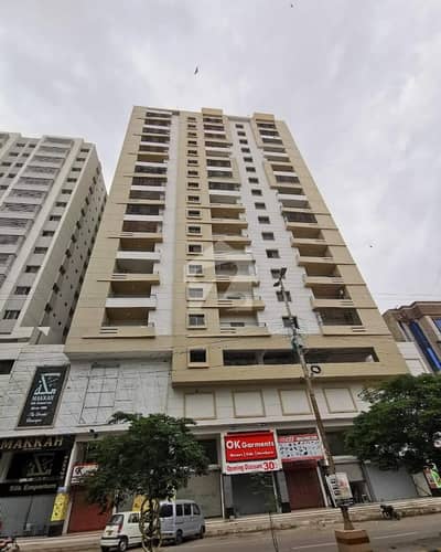 West Open 3 Bedrooms Drawing Lounge Luxury Flat For Sale At Prime Location Of Tariq Road