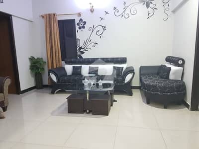 1350 Square Feet Flat In Gulshan-E-Iqbal Town Of Karachi Is Available For Rent